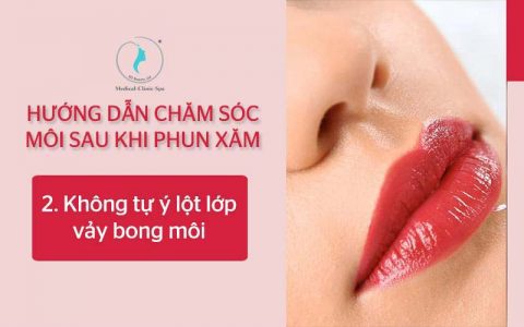 Tuyệt đối không tự ý lột lớp vảy bong môi