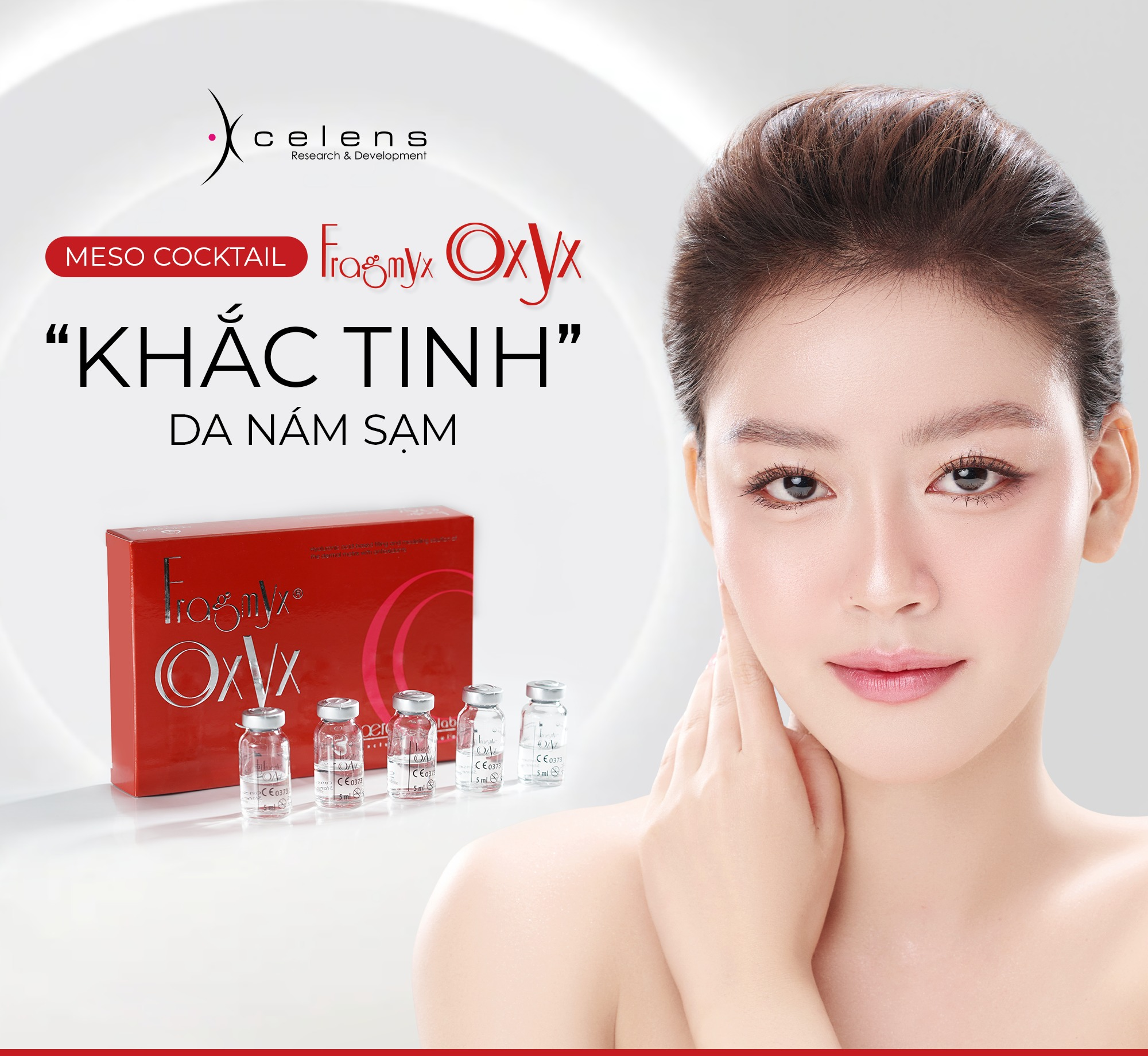 Meso trẻ hóa làn da - tiêm meso đa điểm Xcelens Fragmyx Oxyx