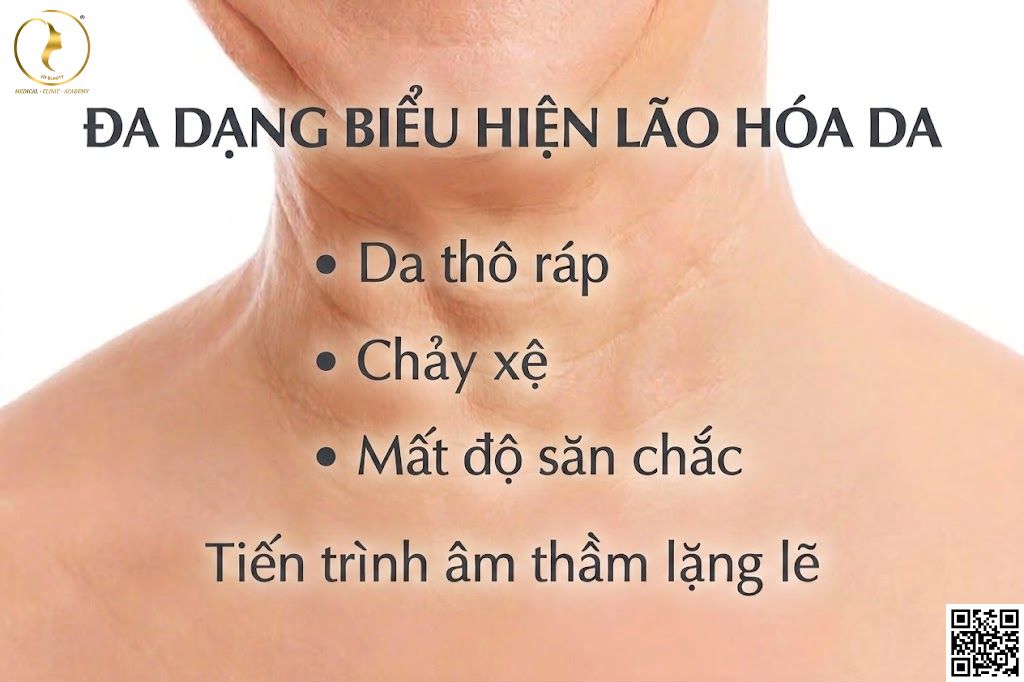 Không chỉ là nếp nhăn cổ, vùng cổ còn thay đổi nhiều hơn chúng ta nghĩ